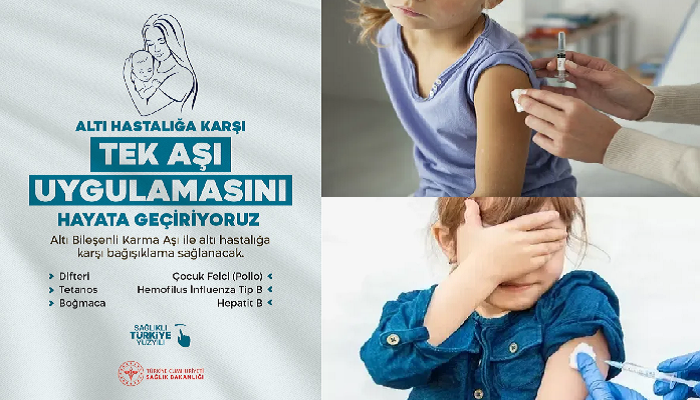 6 Bileşenli Karma Aşı Uygulaması Bugün Başladı