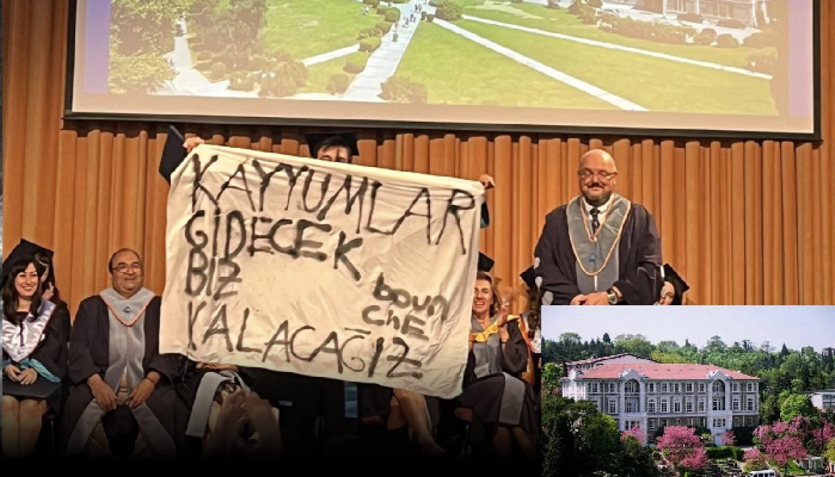 Boğaziçi Kayyım Rektörü Pankartlı Öğrenciyi Veto Etti.
