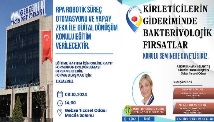 GTO’DA YAPAY ZEKA VE ATIK YÖNETİMİ KONUŞULACAK.