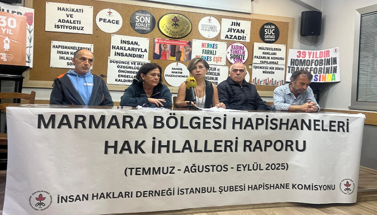 İHD Marmara Bölgesi Cezaevlerindeki Hak İhlali Raporu Yayınladı.
