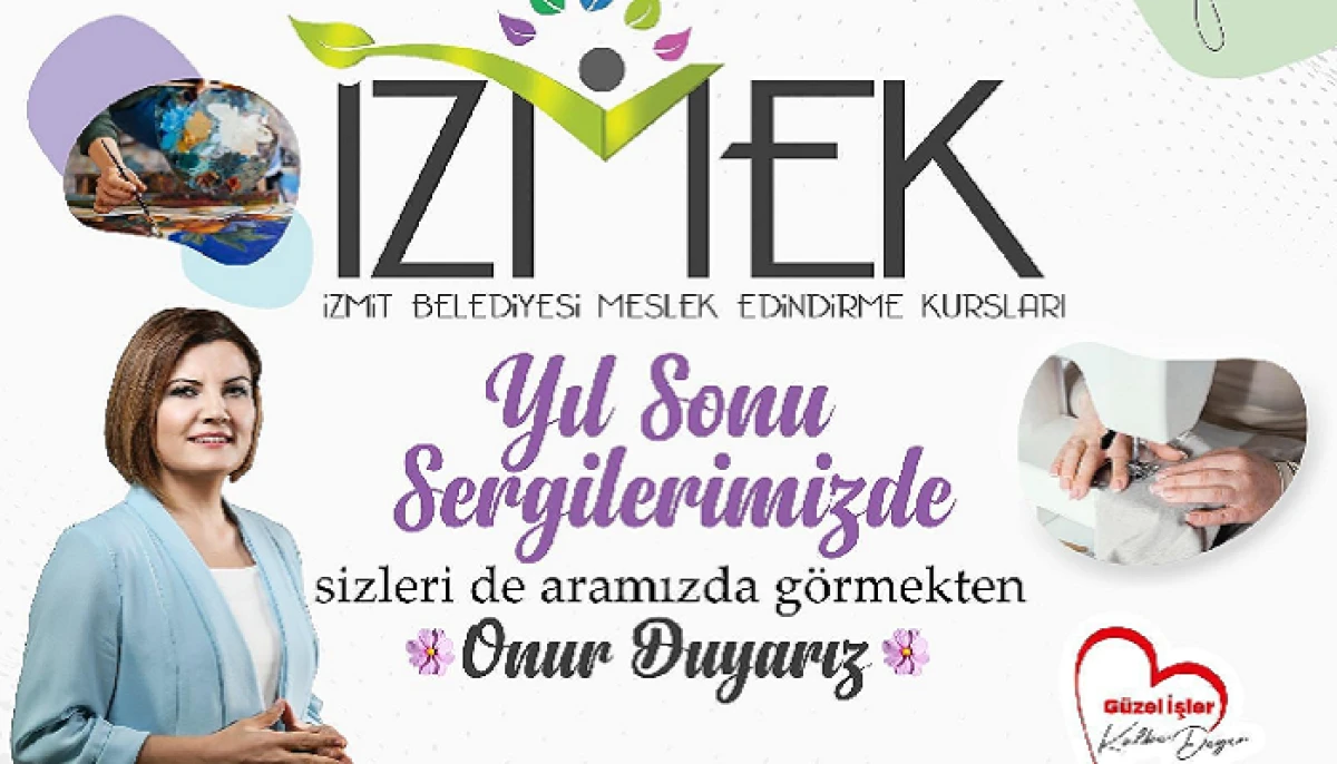 İZMEK’ten Yılsonu Sergisi ve Defile Şöleni.