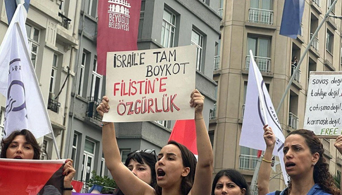 Kadınlar Gazze İçin Haykırdı: Soykırıma Karşı Mücadelemiz Sürecek!