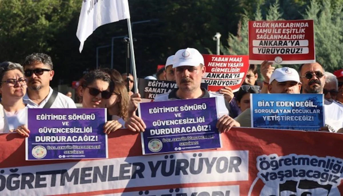 Özel Sektör Öğretmenleri TBMM'den 